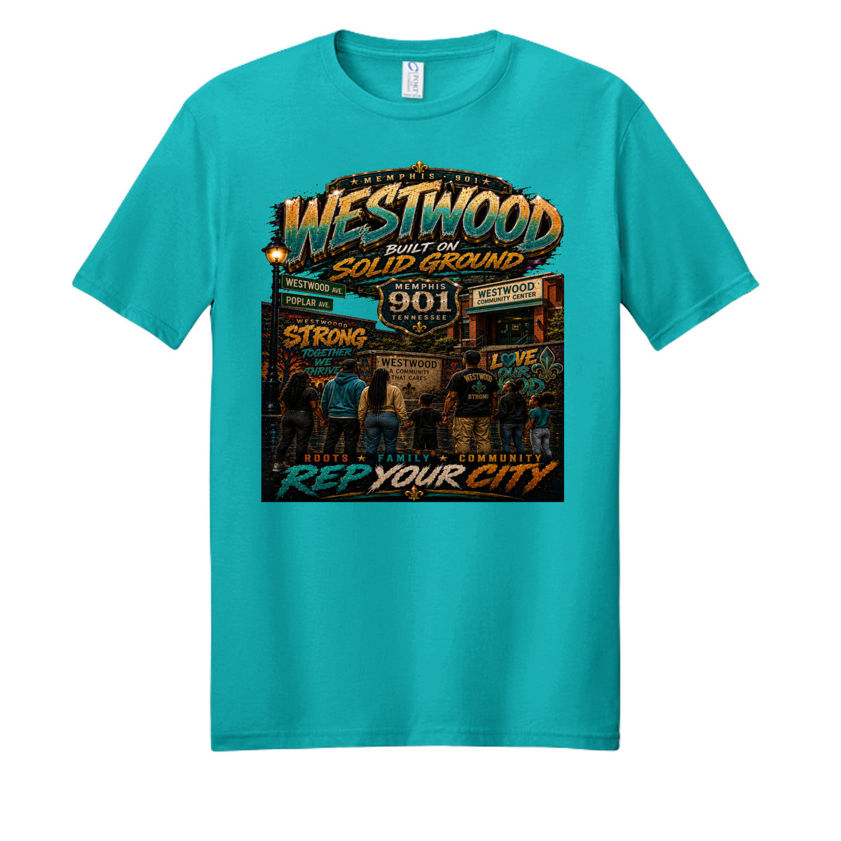 Bright Aqua - PC450 - FRONT